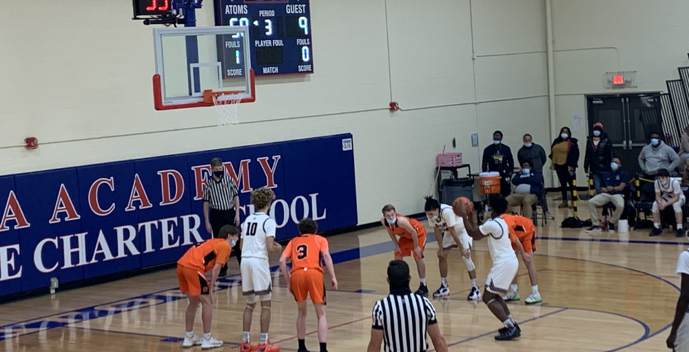 Utica Academy of Science boys basketball improves their record to 3-0 as they defeat their rivals Cooperstown Hawkeyes with a score of 92-13.