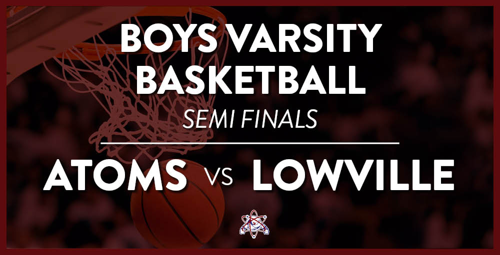 Utica Academy of Science boys basketball will take on Lowville in the Semifinals on Sunday, February 27th at 1:45 PM at Onondaga Community College’s SRC Arena.