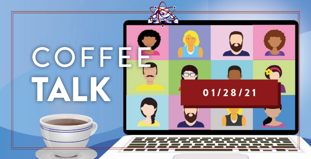 Utica Academy of Science middle school invites the families of hybrid learning students to attend its January Coffee Talk where they will discuss students’ safely returning to campus for hybrid learning next week.