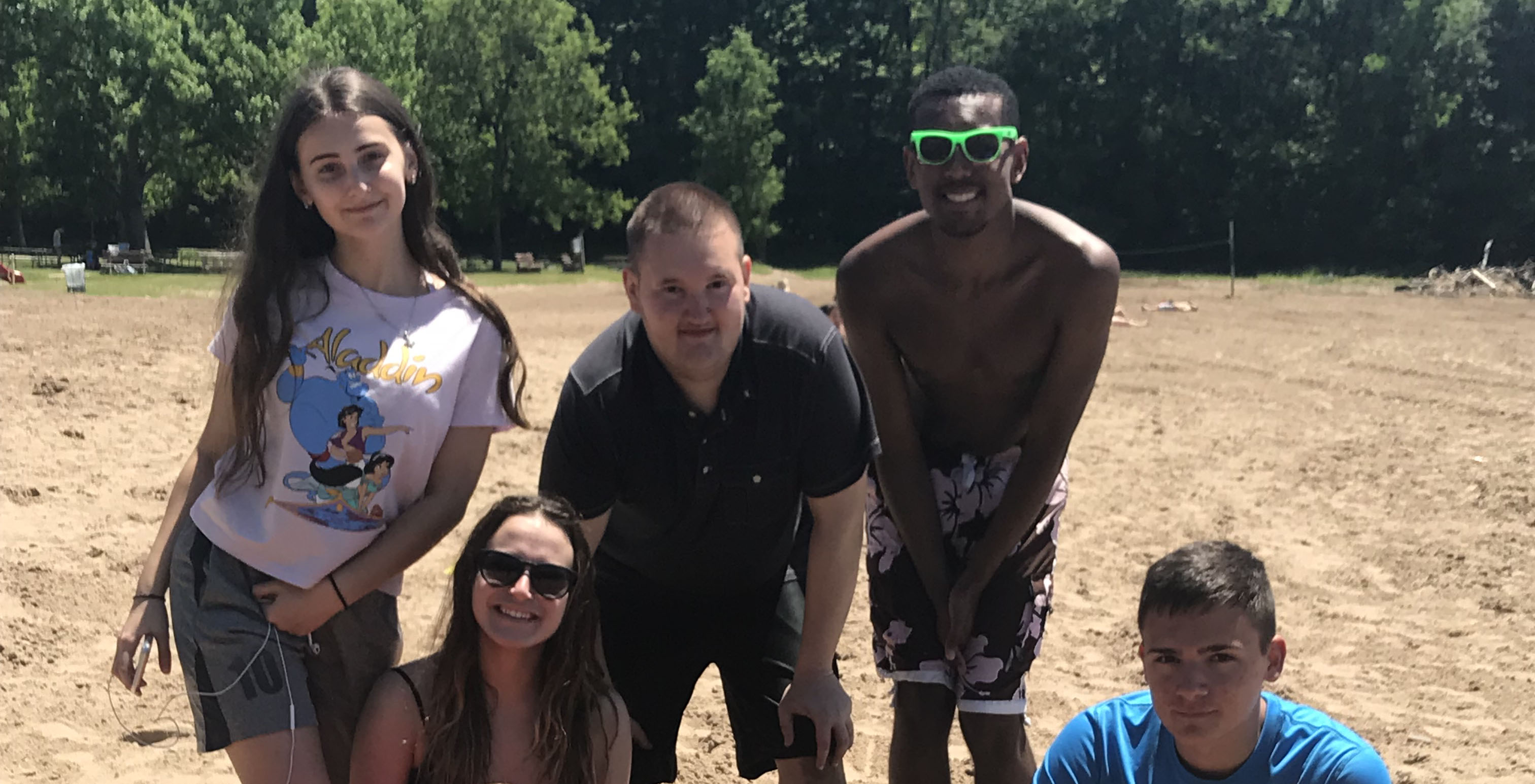 High School National Honor Society members enjoy a field trip to Delta Lake State Park