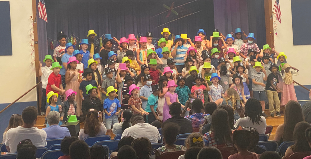 Utica Academy of Science elementary school students demonstrated the skills they learned in music class during their spring concert performance of Shine.