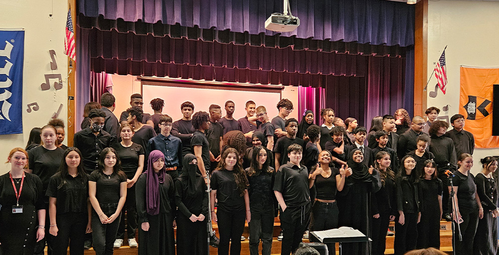 Utica Academy of Science Students Perform Band & Chorus Spring Concert