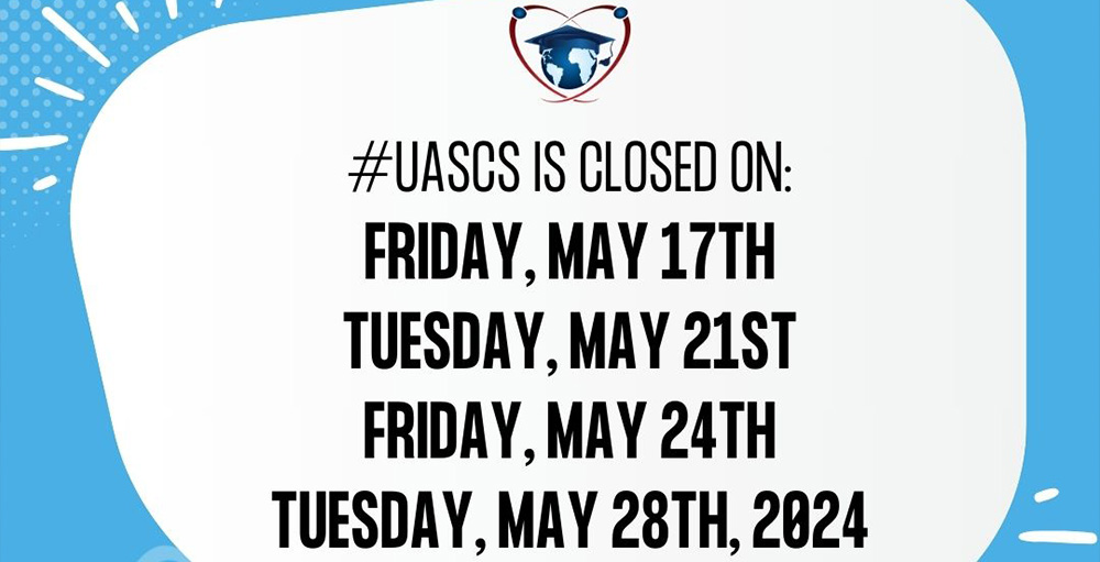 UASCS Will be Closed for Unused Contingency Days